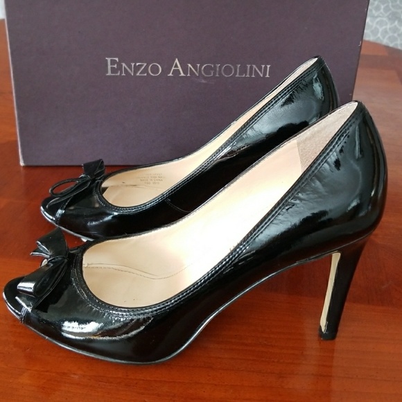 Enzo Angiolini black patent leather heels - Picture 6 of 8